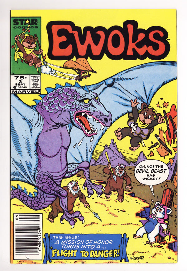 The Ewoks 3 VF/NM (9.0) (1985) Canadian Price Variant