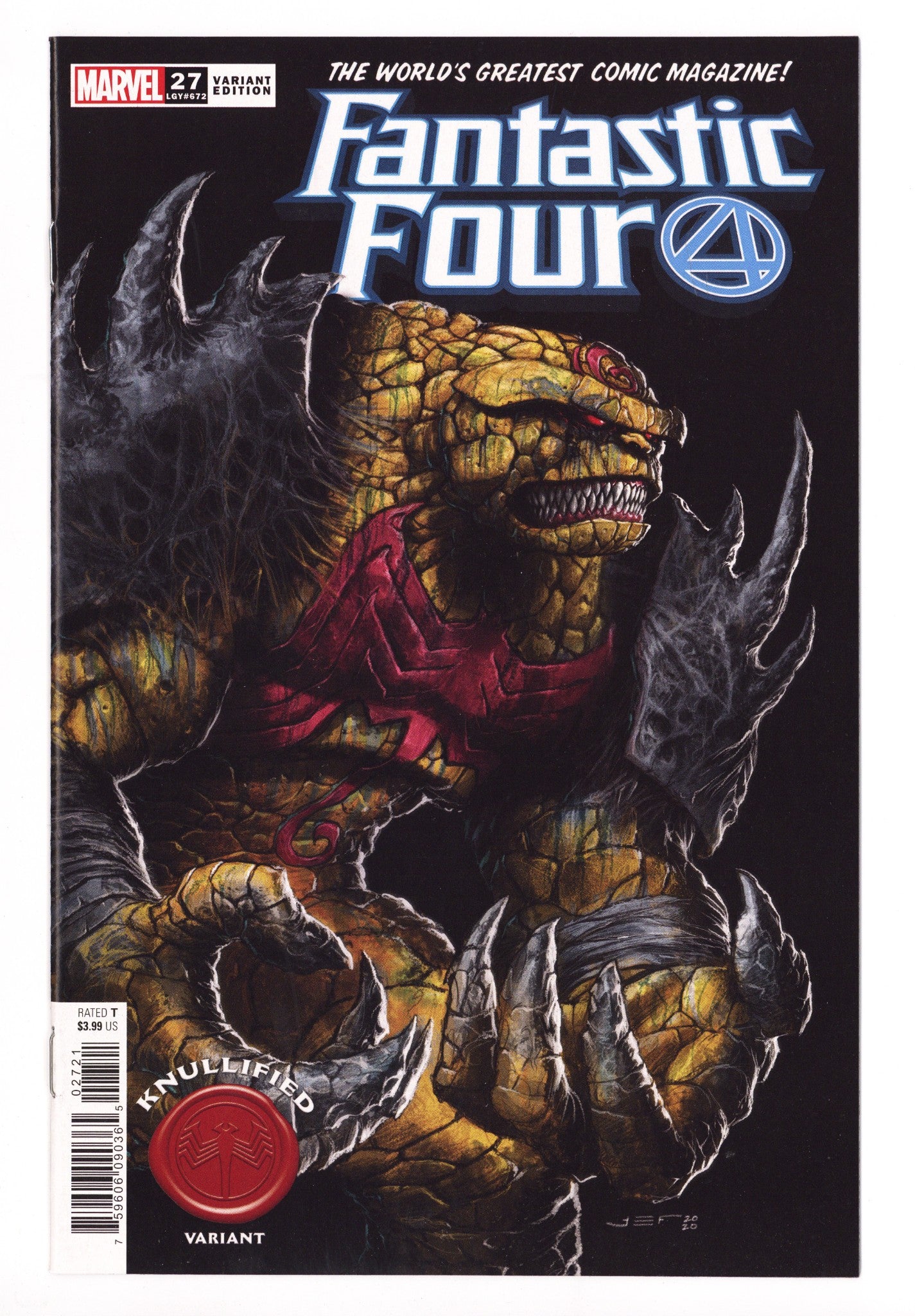 Fantastic Four Vol 6 27 (672) High Grade (2021) Ferreyra Variant 