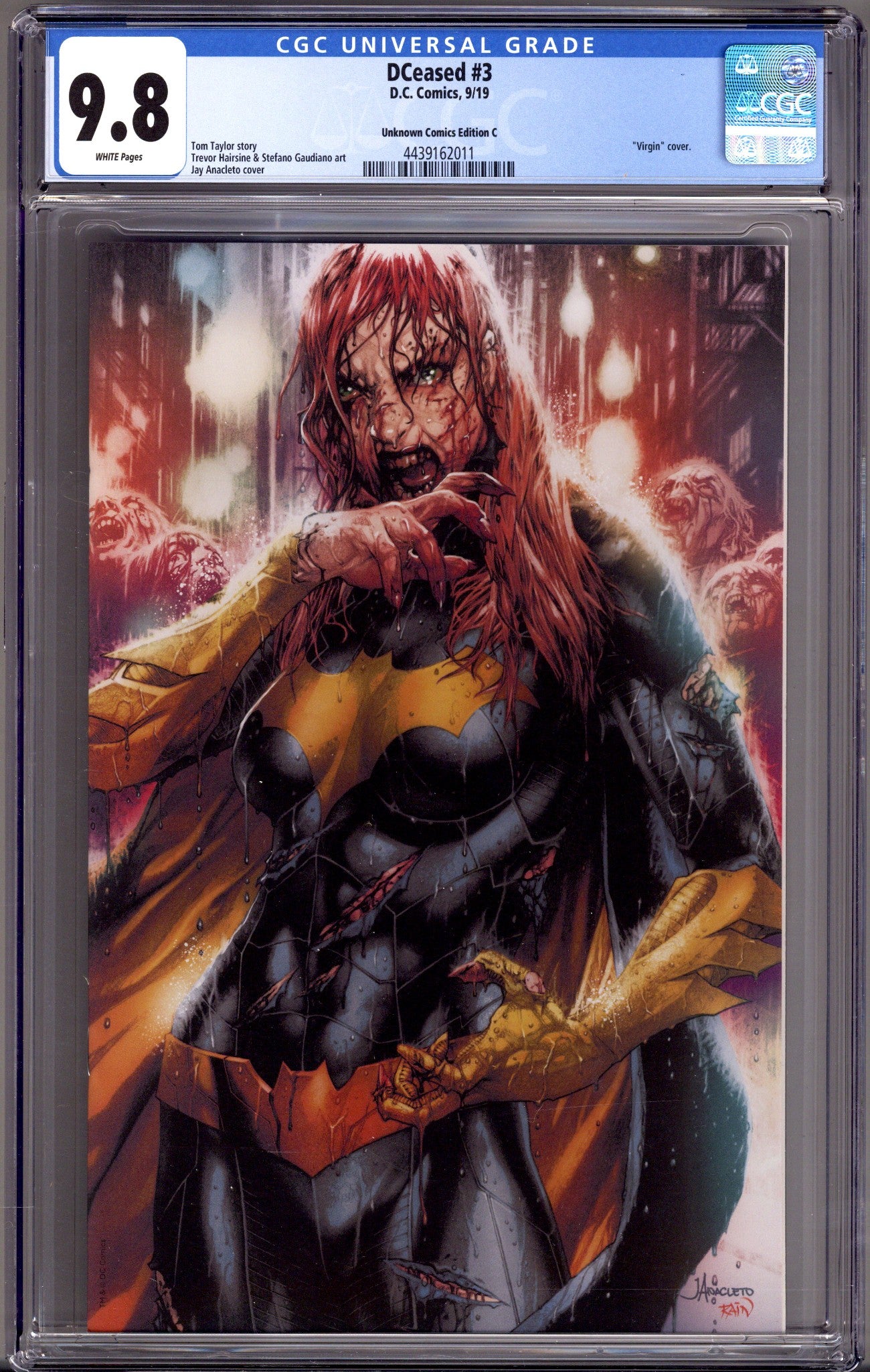 DCeased 3 CGC 9.8 (NM/M) (2019) Anacleto Virgin Exclusive Variant 