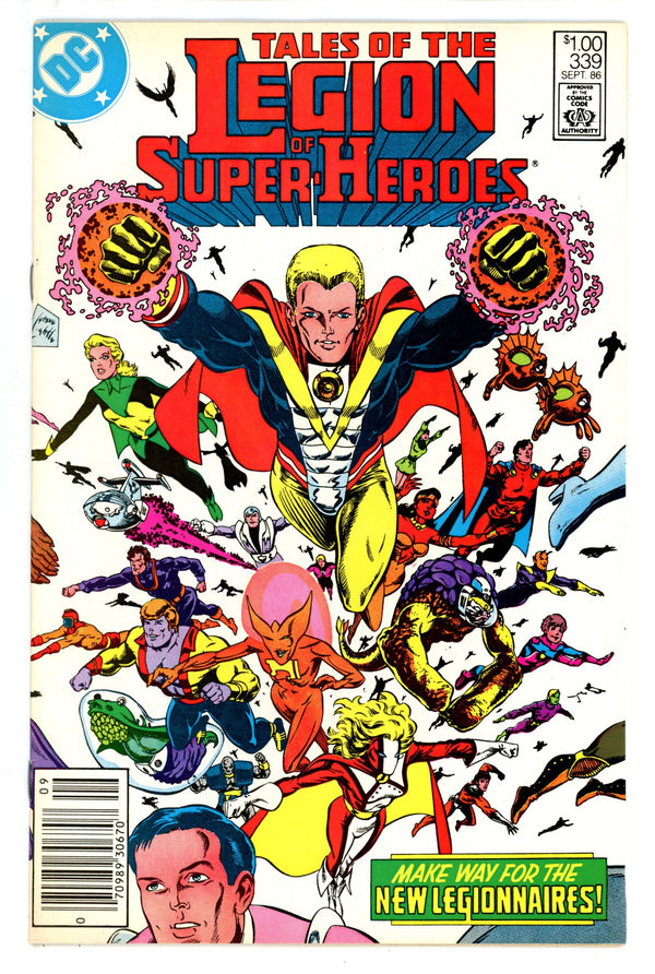 Tales of the Legion of Super-Heroes 339 FN/VF (7.0) (1986) Canadian Price Variant