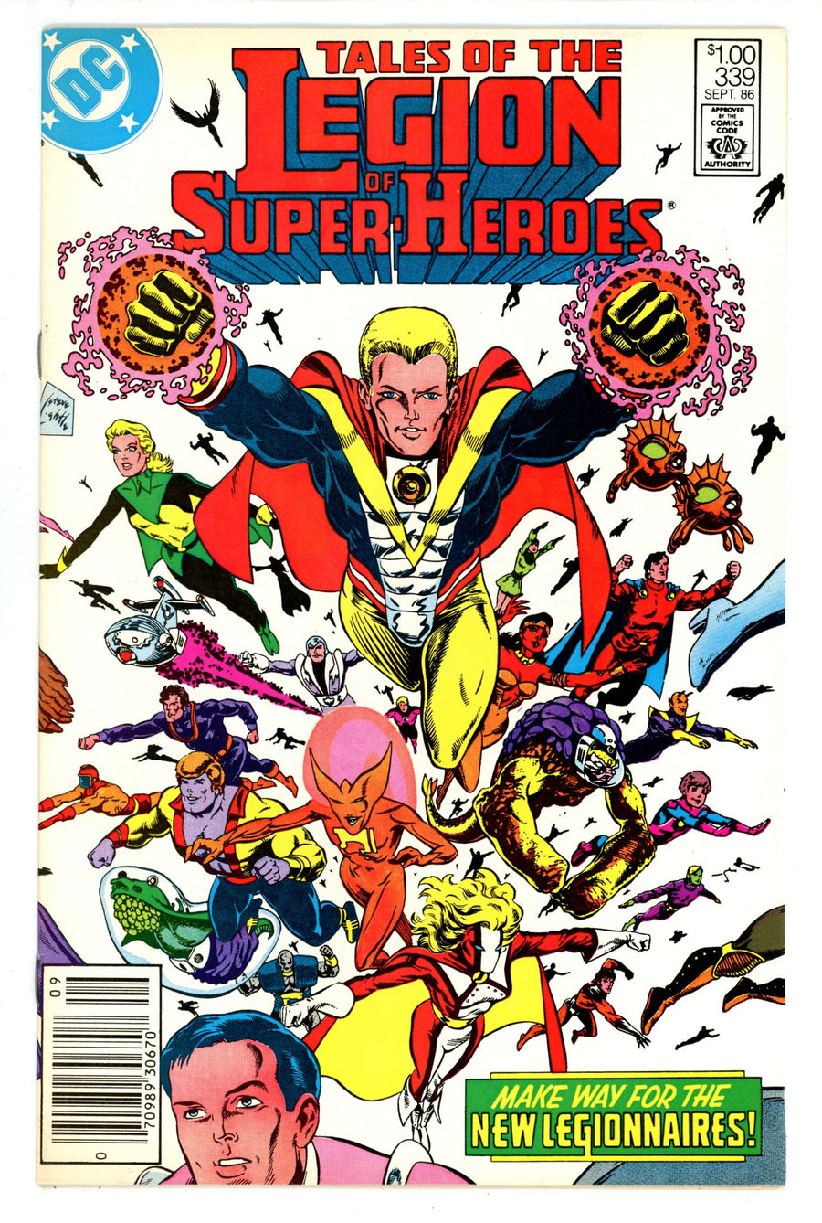 Tales of the Legion of Super-Heroes 339 FN/VF (7.0) (1986) Canadian Price Variant 