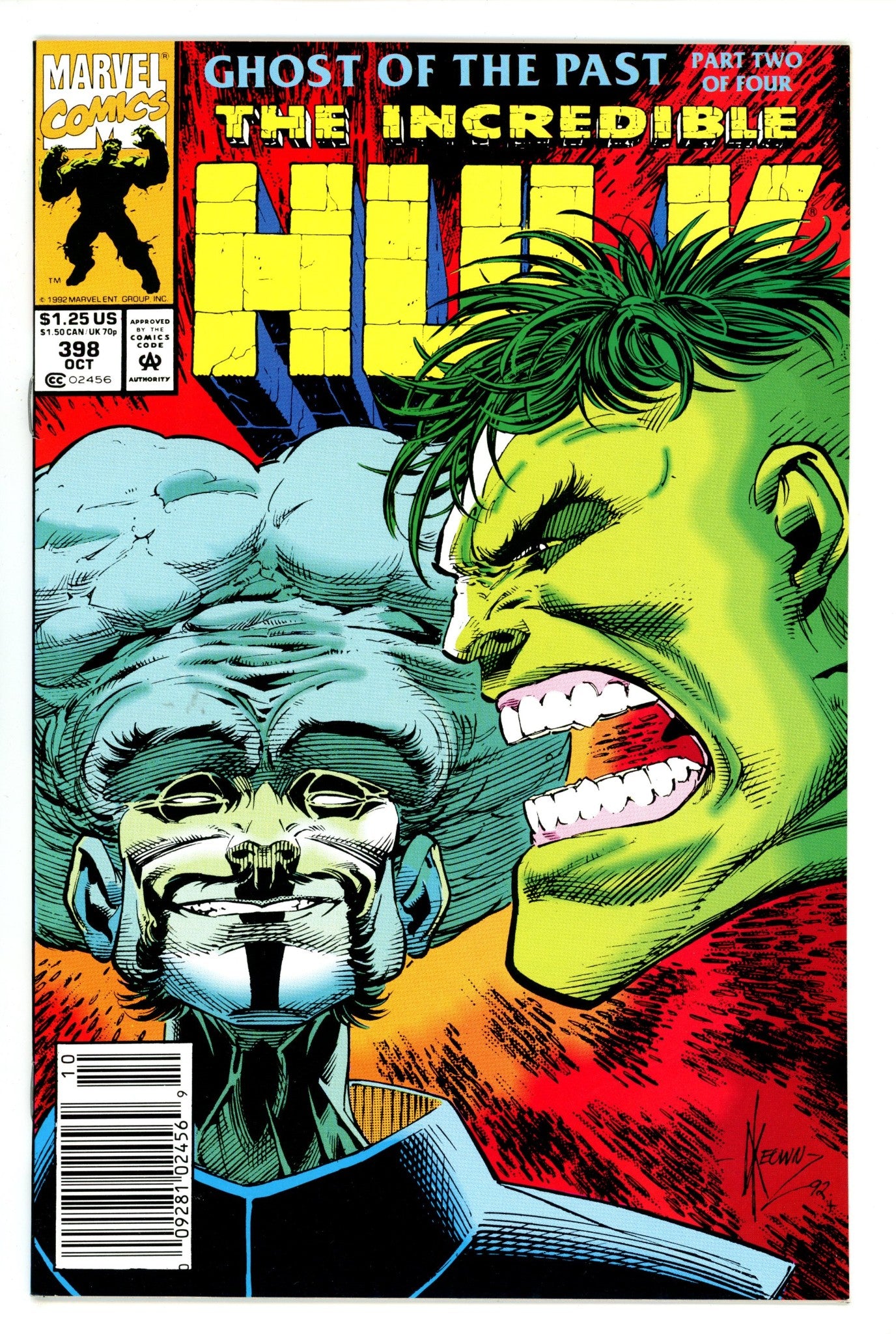 The Incredible Hulk Vol 1 398 High Grade (1992) Newsstand 