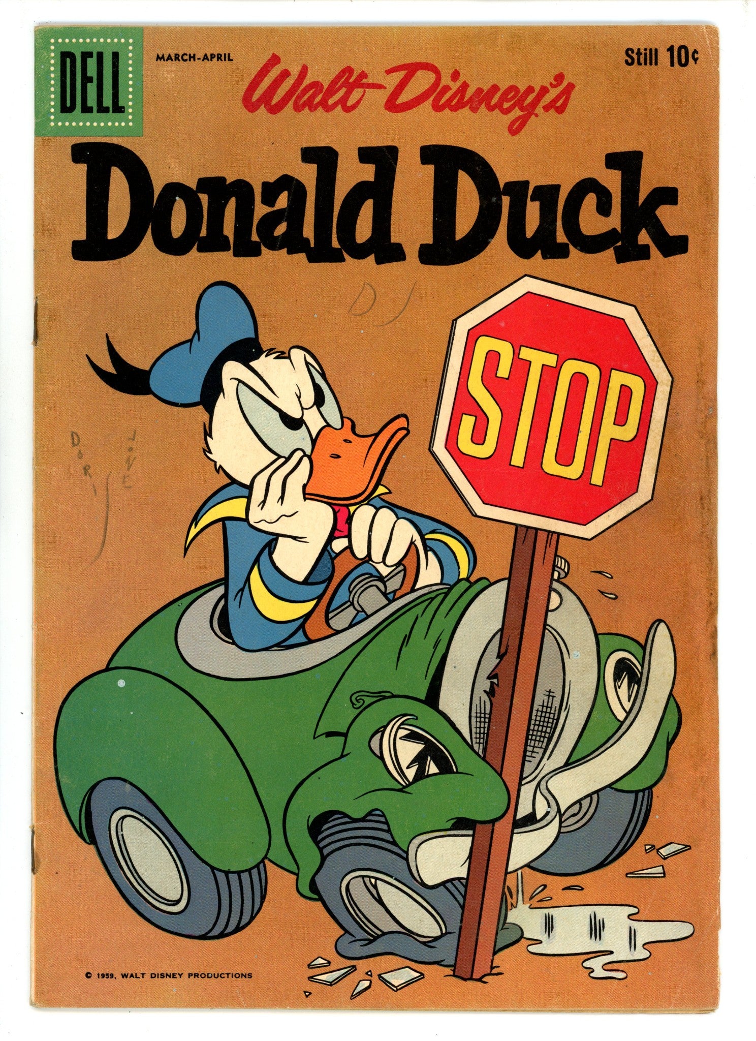 Walt Disney's Donald Duck 64 VG+ (4.5) (1959) 