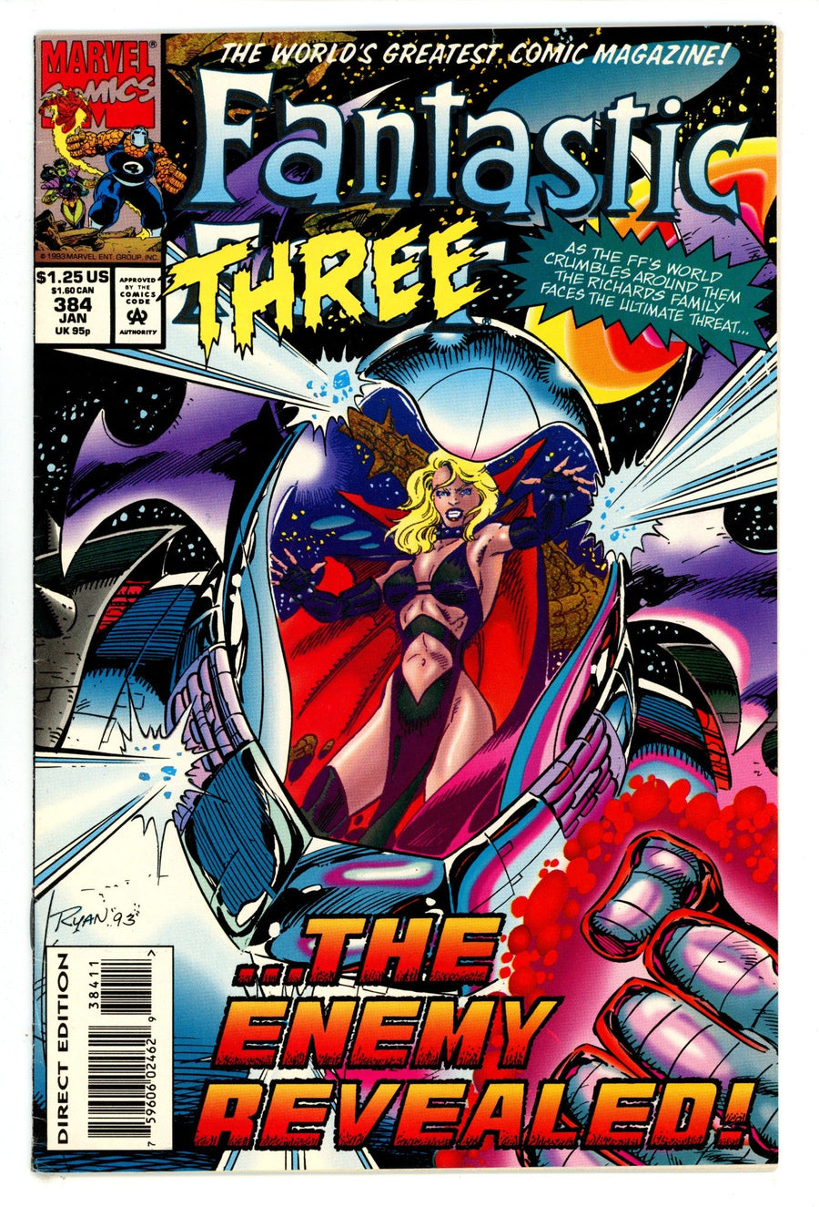 Fantastic Four Vol 1 384  Mid Grade   (1994)