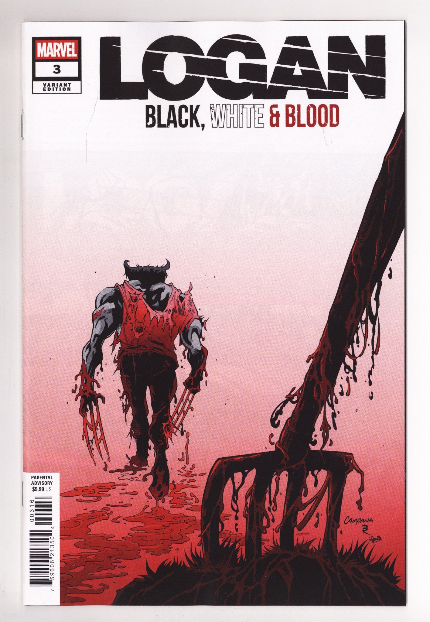 Logan: Black White & Blood 3 Campana Incentive NM (2026)