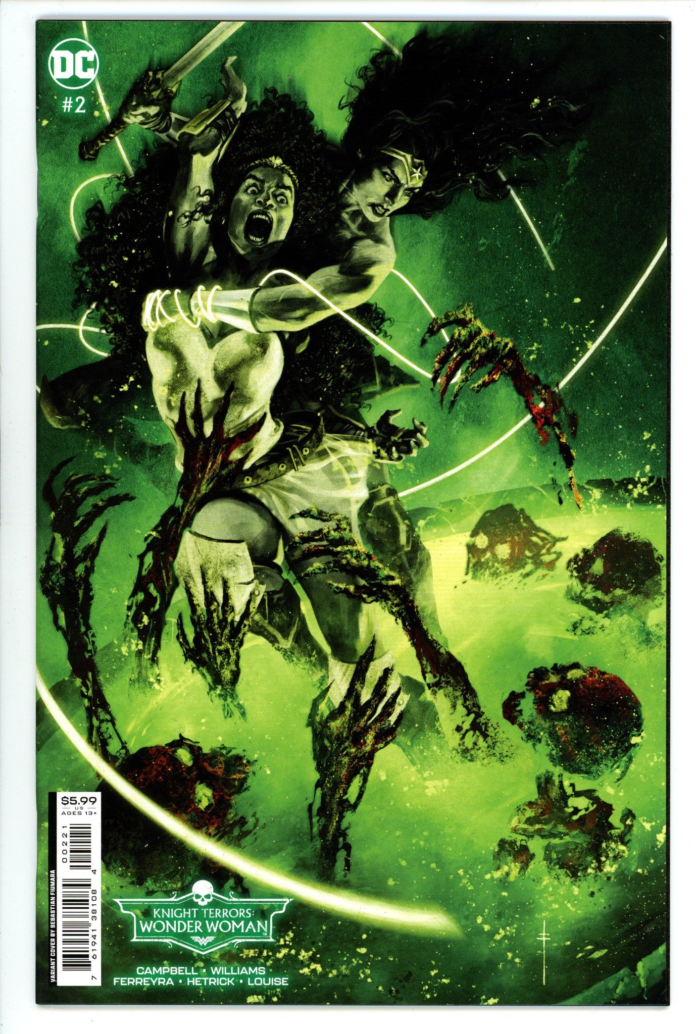 Knight Terrors: Wonder Woman 2 High Grade (2023) Fiumara Variant 