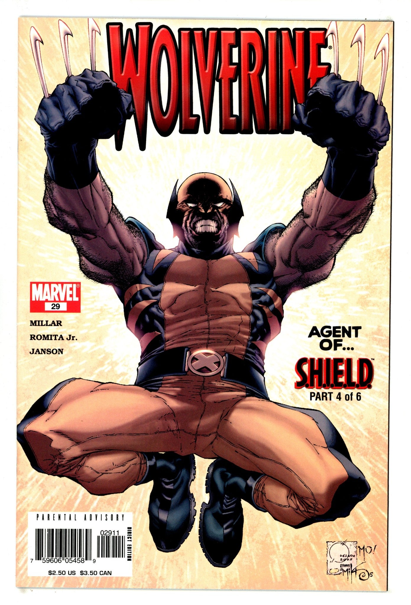 Wolverine Vol 3 29 High Grade (2005) 