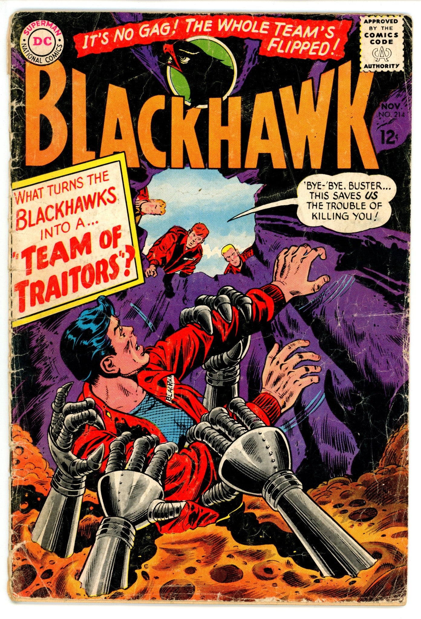 Blackhawk Vol 1 214 GD (1965)