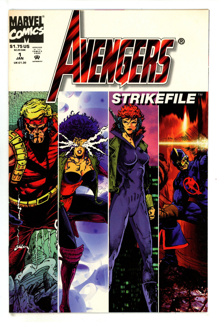 Avengers Strike File 1 High Grade (1994) 