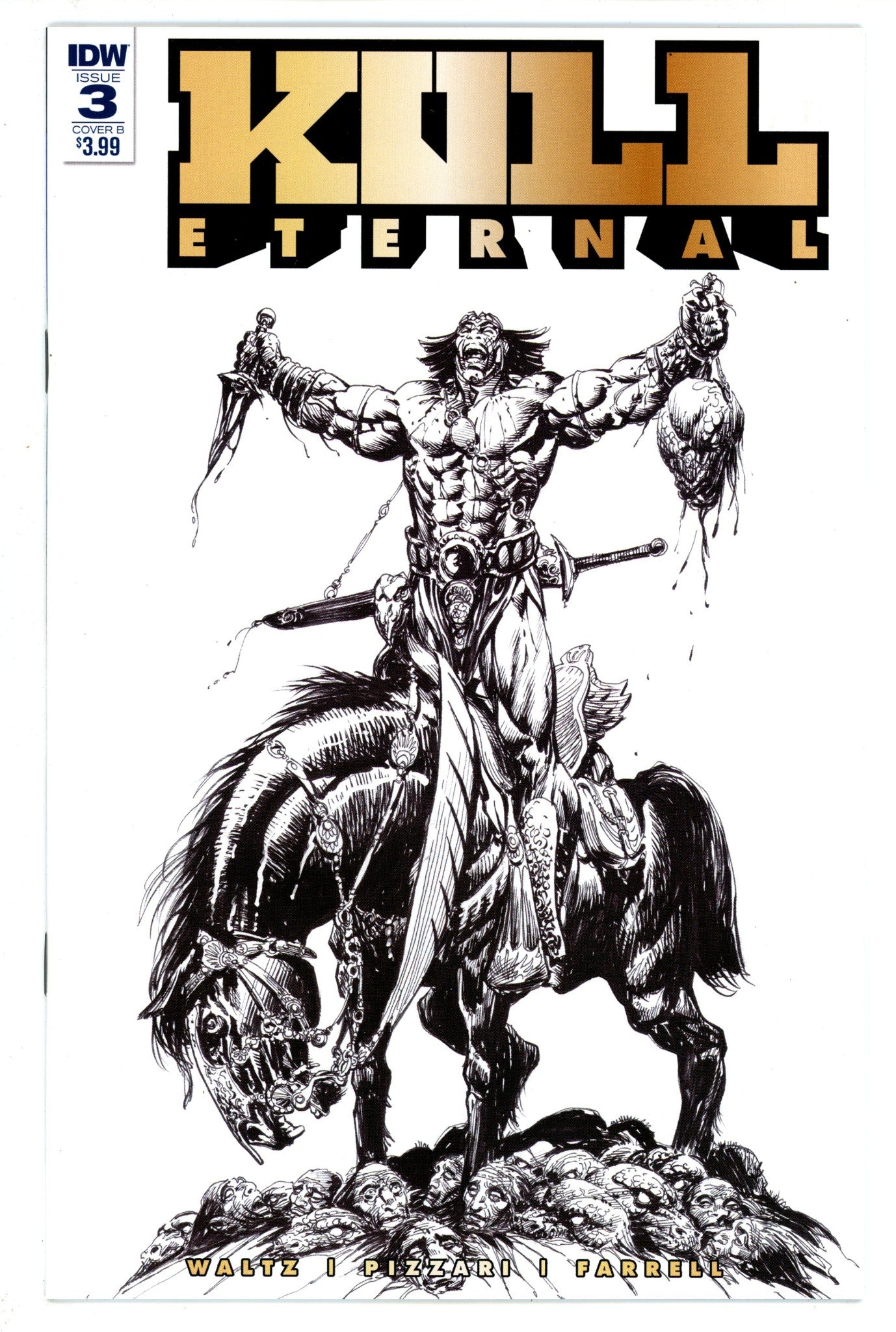 Kull Eternal 3 High Grade (2018) Sears B&W Variant 