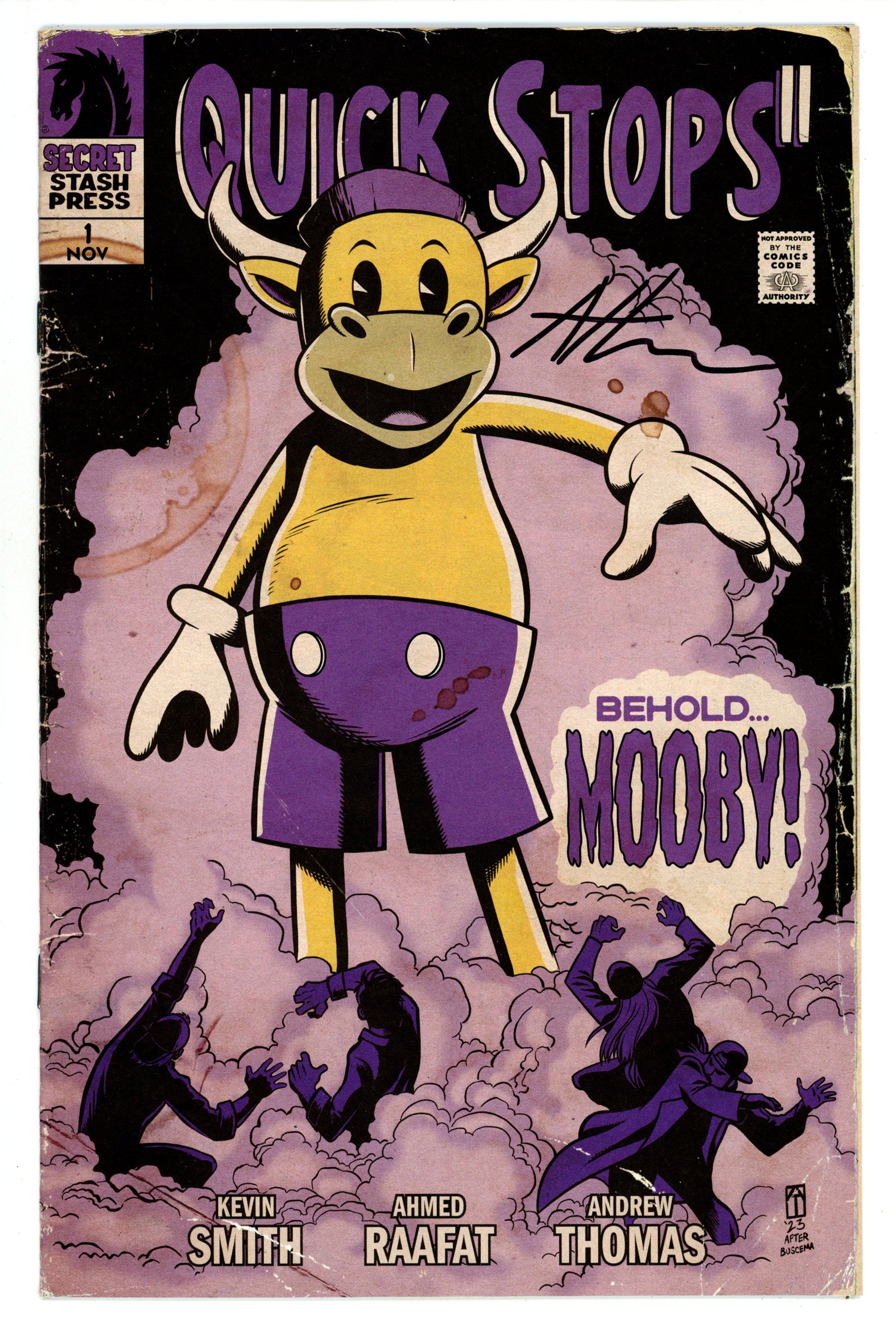 Quick Stops II 1 High Grade (2023) Thomas Homage Exclusive Variant Signed x1 Cover Andrew Thomas