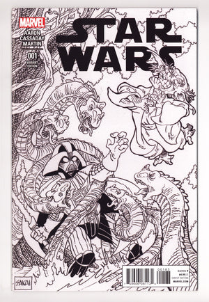 Star Wars Vol 2 1 NM- (9.2) (2015) Sakai B&W Exclusive Variant