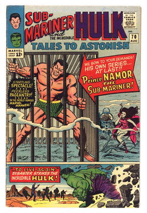 Tales to Astonish Vol 1 70 VG (4.0) (1965)