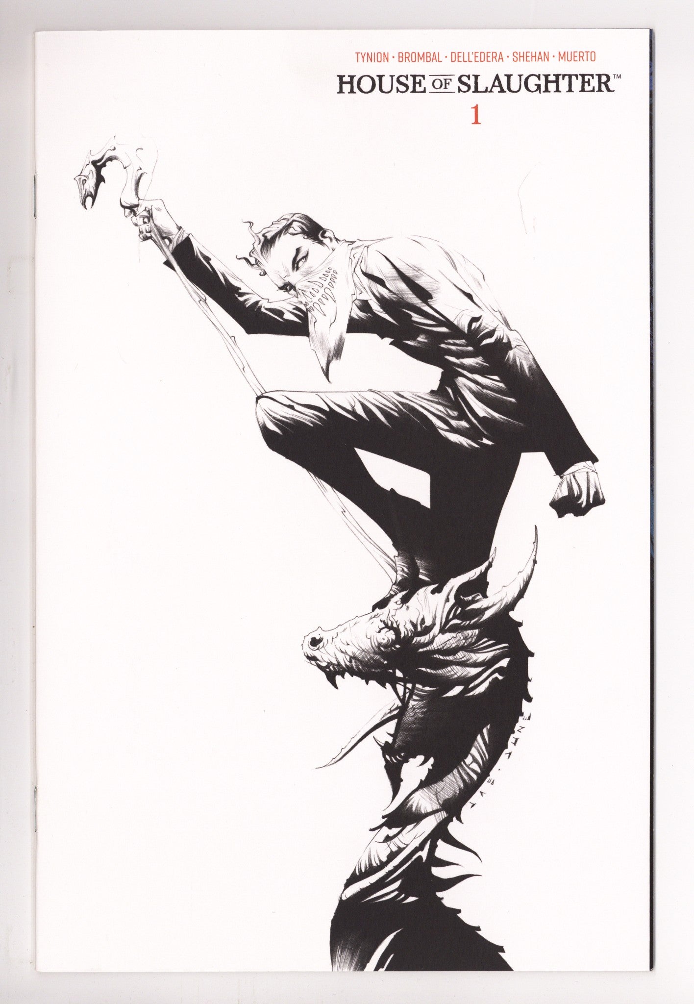 House of Slaughter 1 High Grade (2021) Lee B&W 2nd Print 