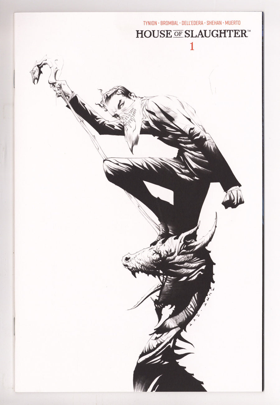 House of Slaughter 1 High Grade (2021) Lee B&W 2nd Print 