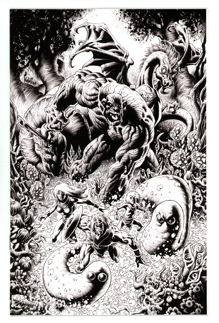 Herculoids 5 Hotz B&W Virgin Incentive Variant (2025)