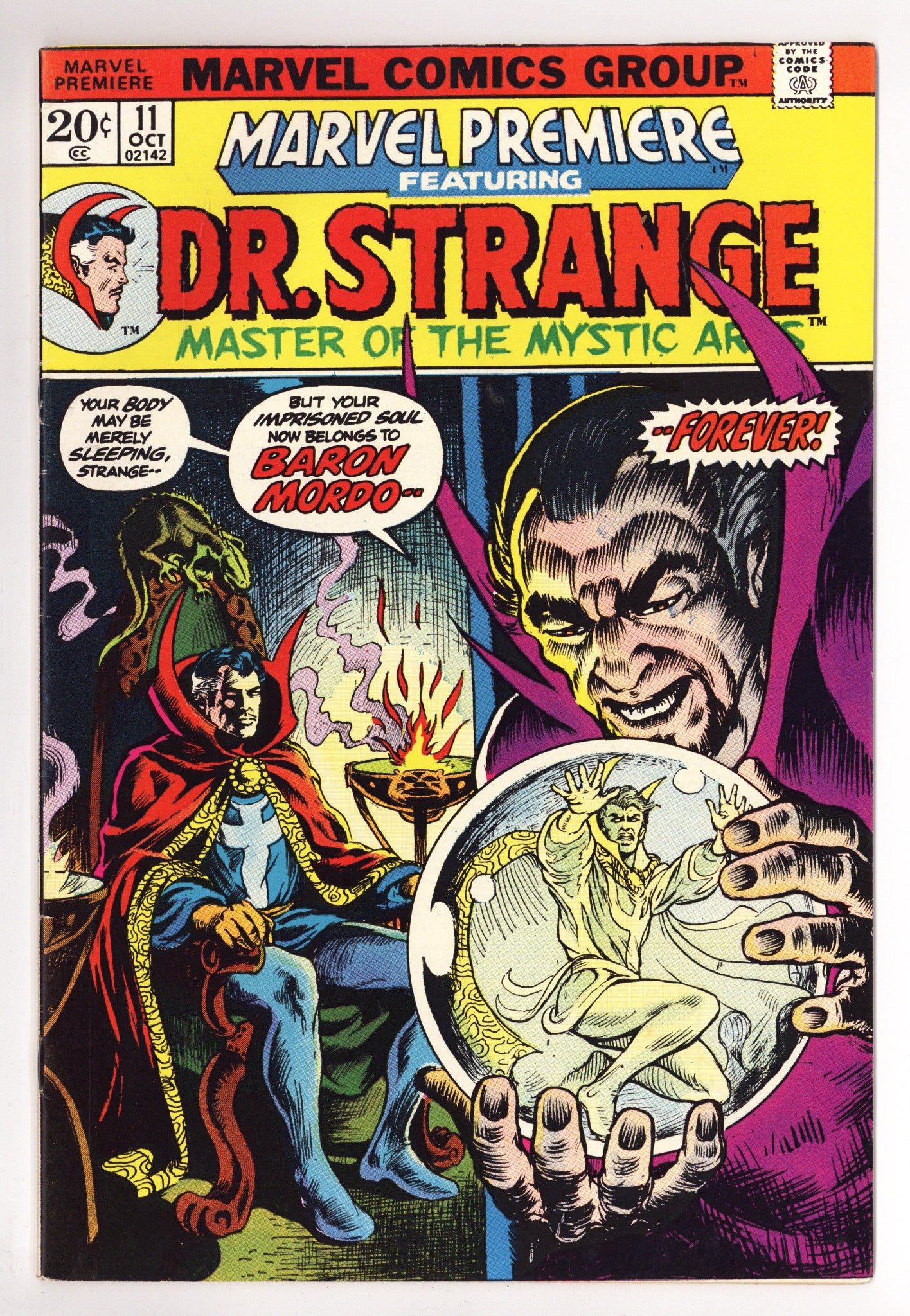 Marvel Premiere 11 FN+ (6.5) (1973) 