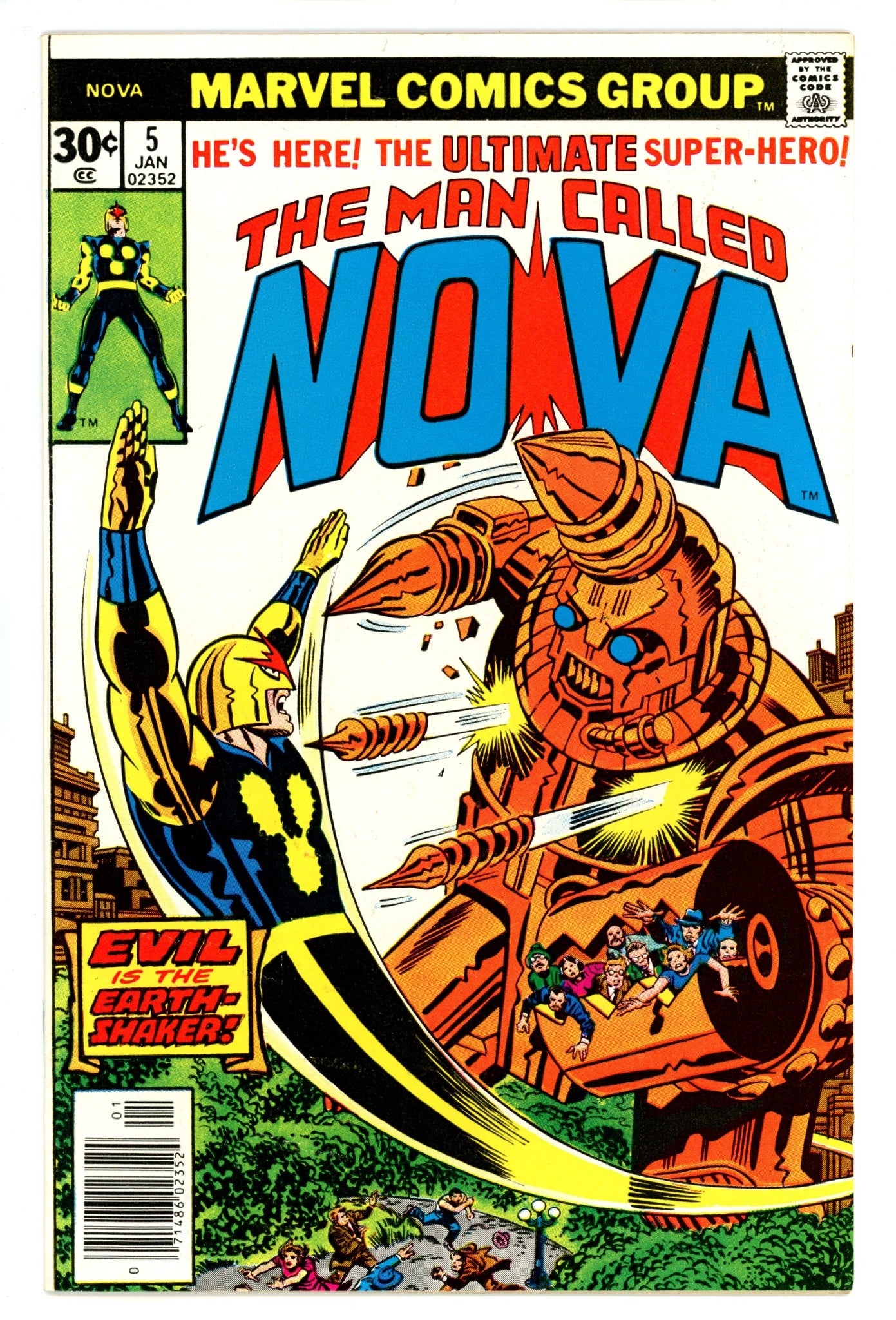 Nova Vol 1 5 FN/VF (7.0) (1977) 