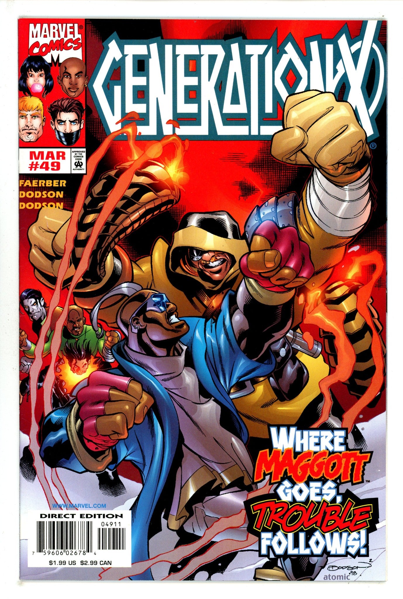 Generation X Vol 1 3 Newsstand (1994)