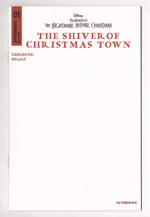 Tim Burtons The Nightmare Before Christmas The Shiver Of Christmas Town 1 Blank Variant (2025)