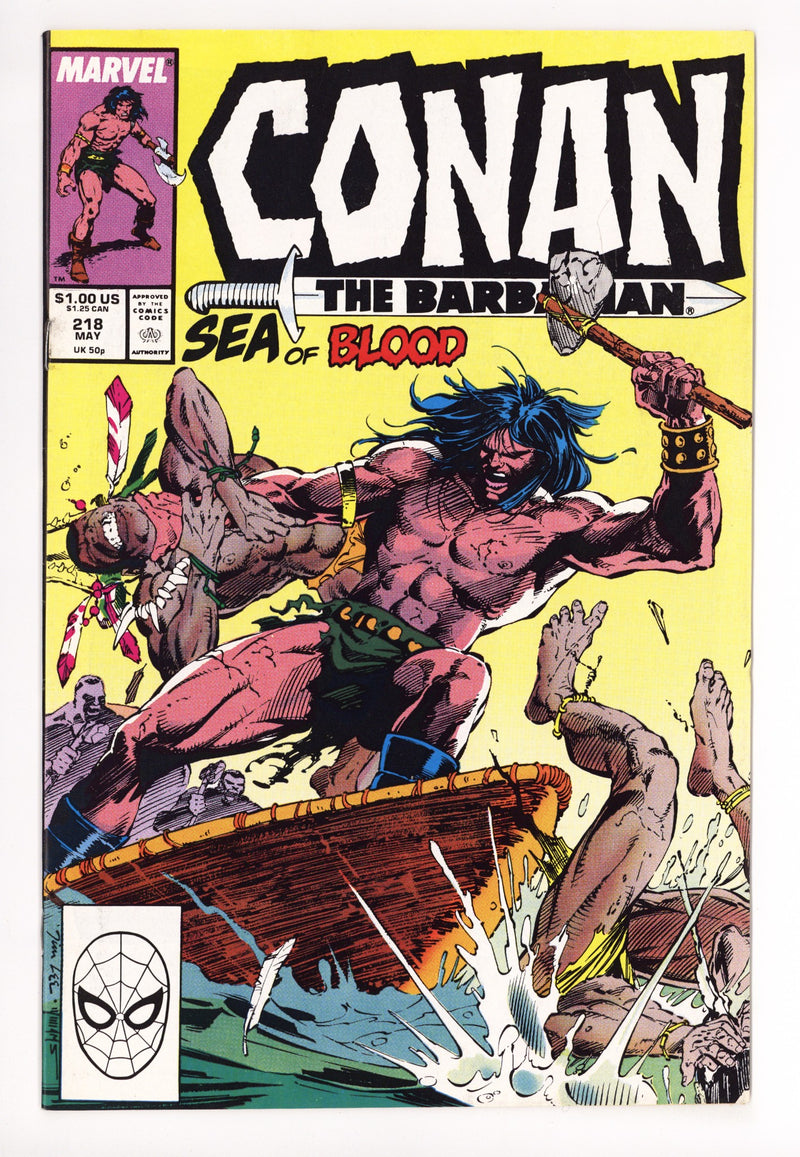 Conan the Barbarian Vol 1 218 Mid Grade (1989) 