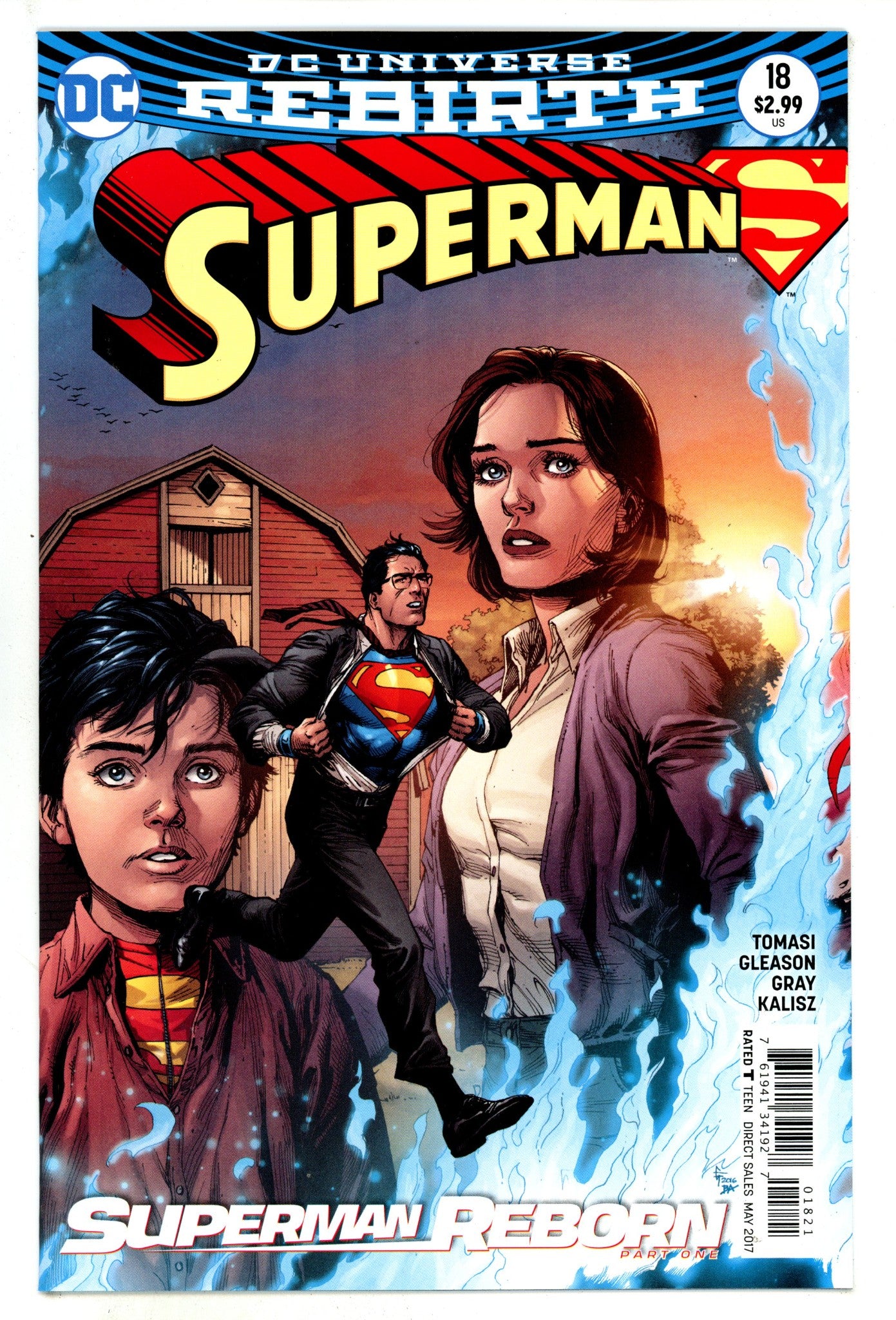 Superman Vol 4 18 High Grade (2017) Frank Variant 
