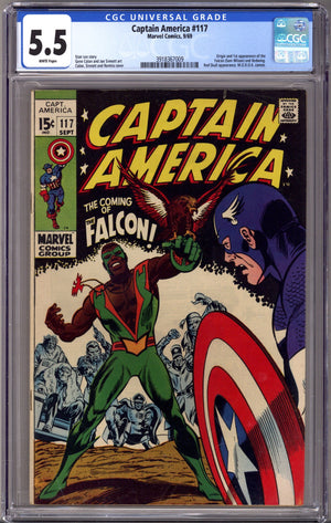 Captain America Vol 1 117 CGC 5.5 (FN-) (1969)