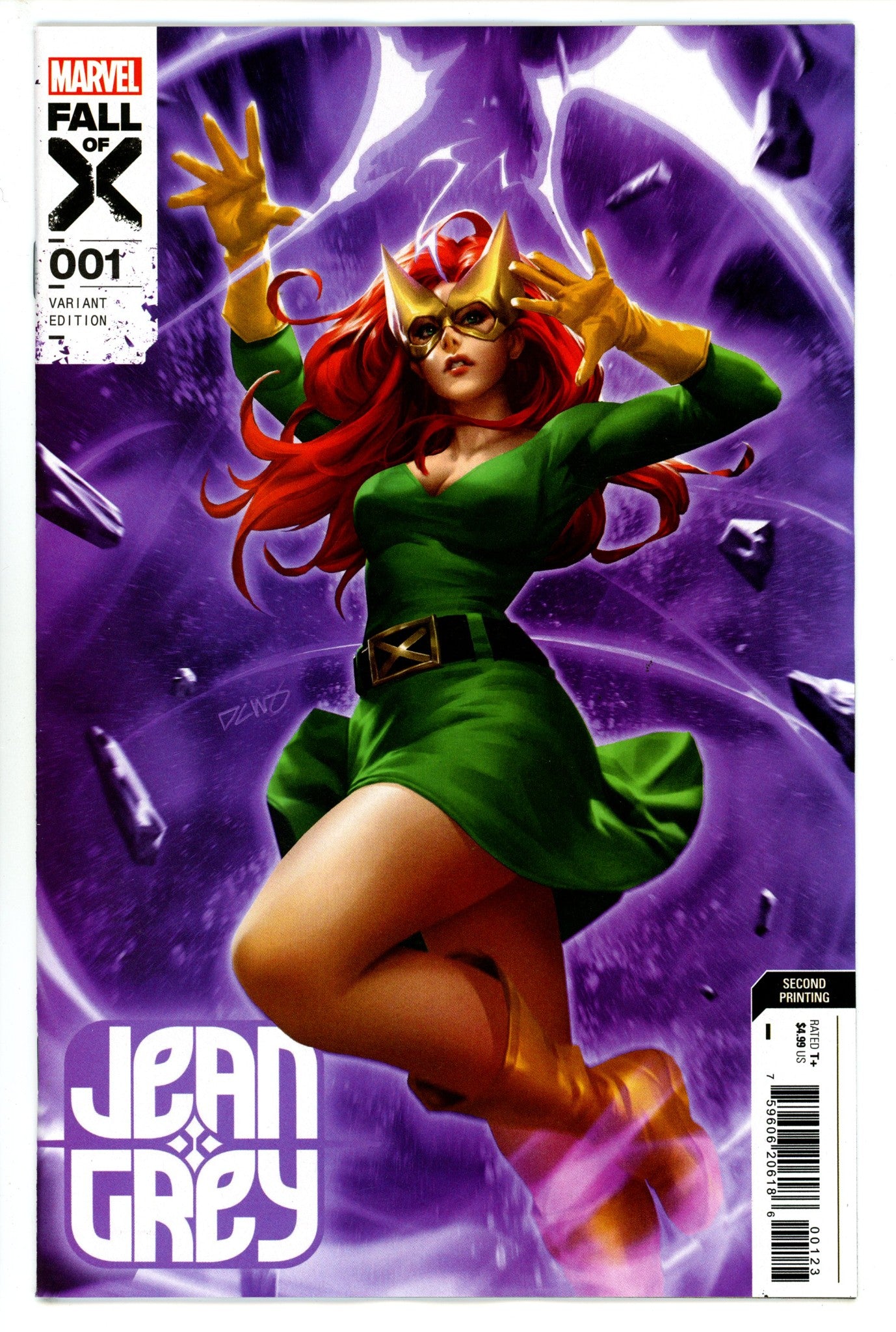 Jean Grey Vol 2 1 Chew 2nd Print Virgin Incentive Variant NM- (2023)