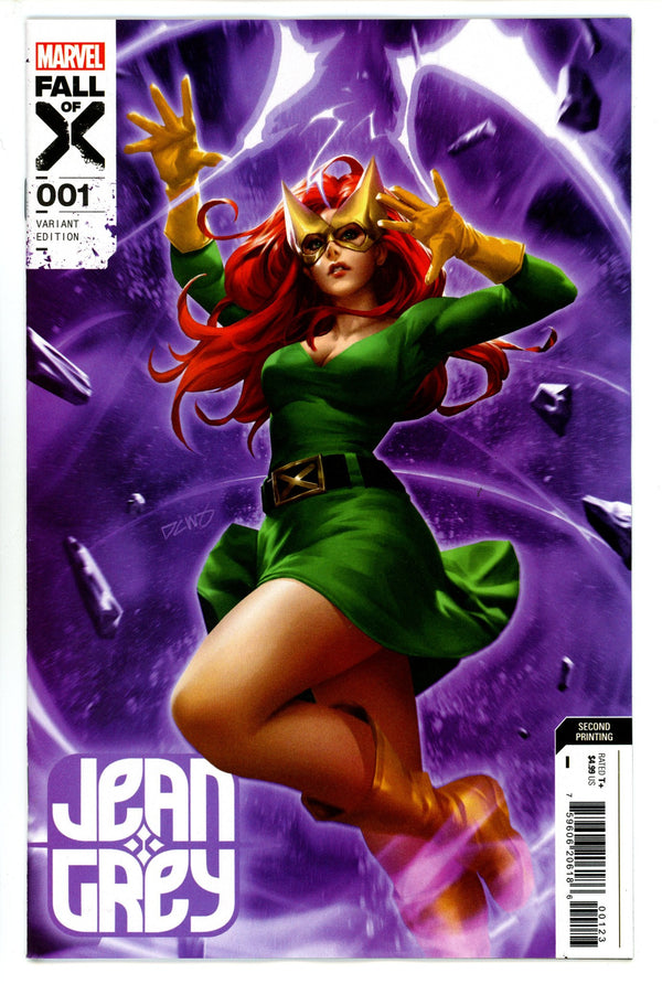 Jean Grey Vol 2 1 Chew 2nd Print Virgin Incentive Variant NM- (2023)