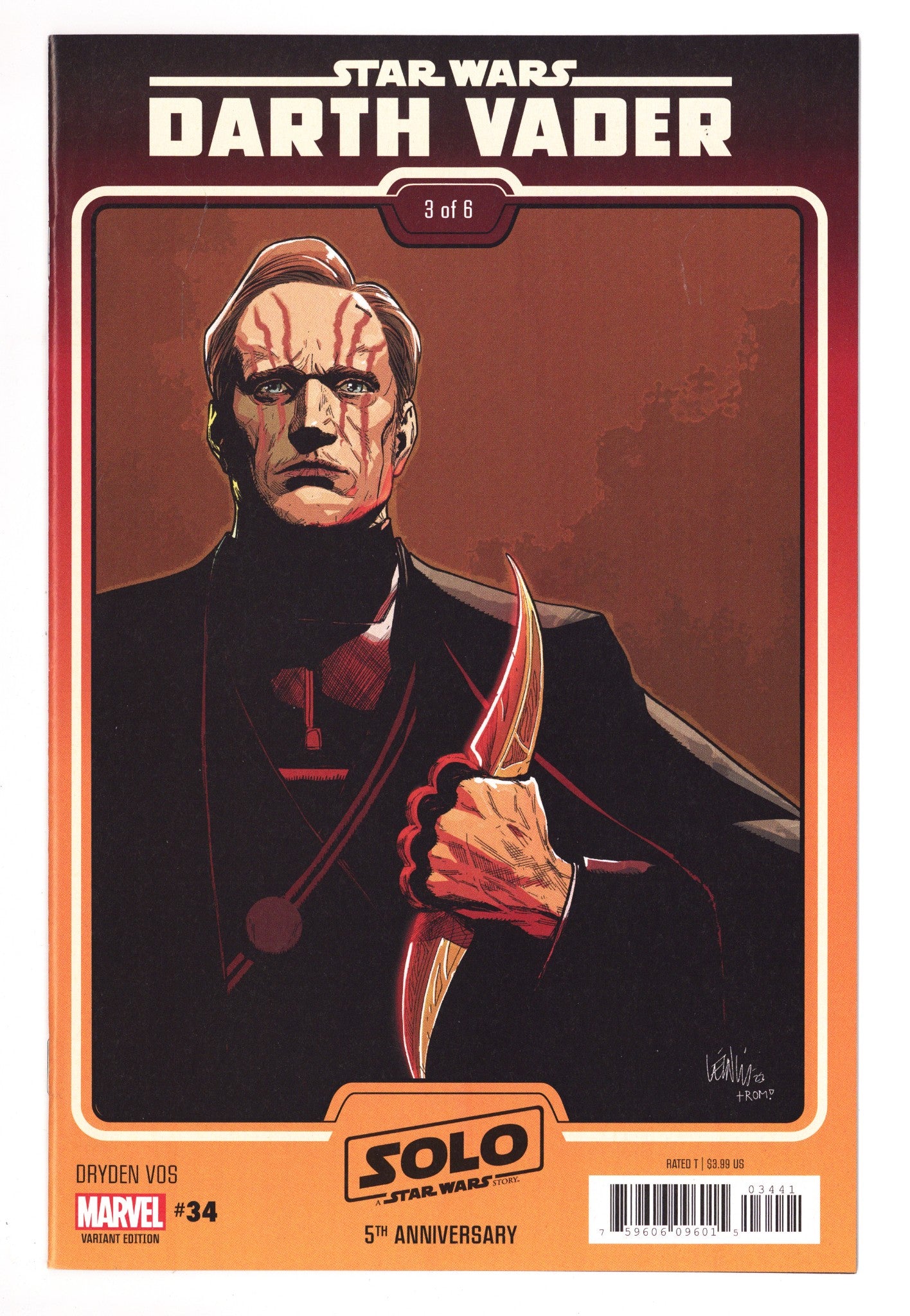 Star Wars: Darth Vader Vol 3 34 High Grade (2023) Yu Variant 