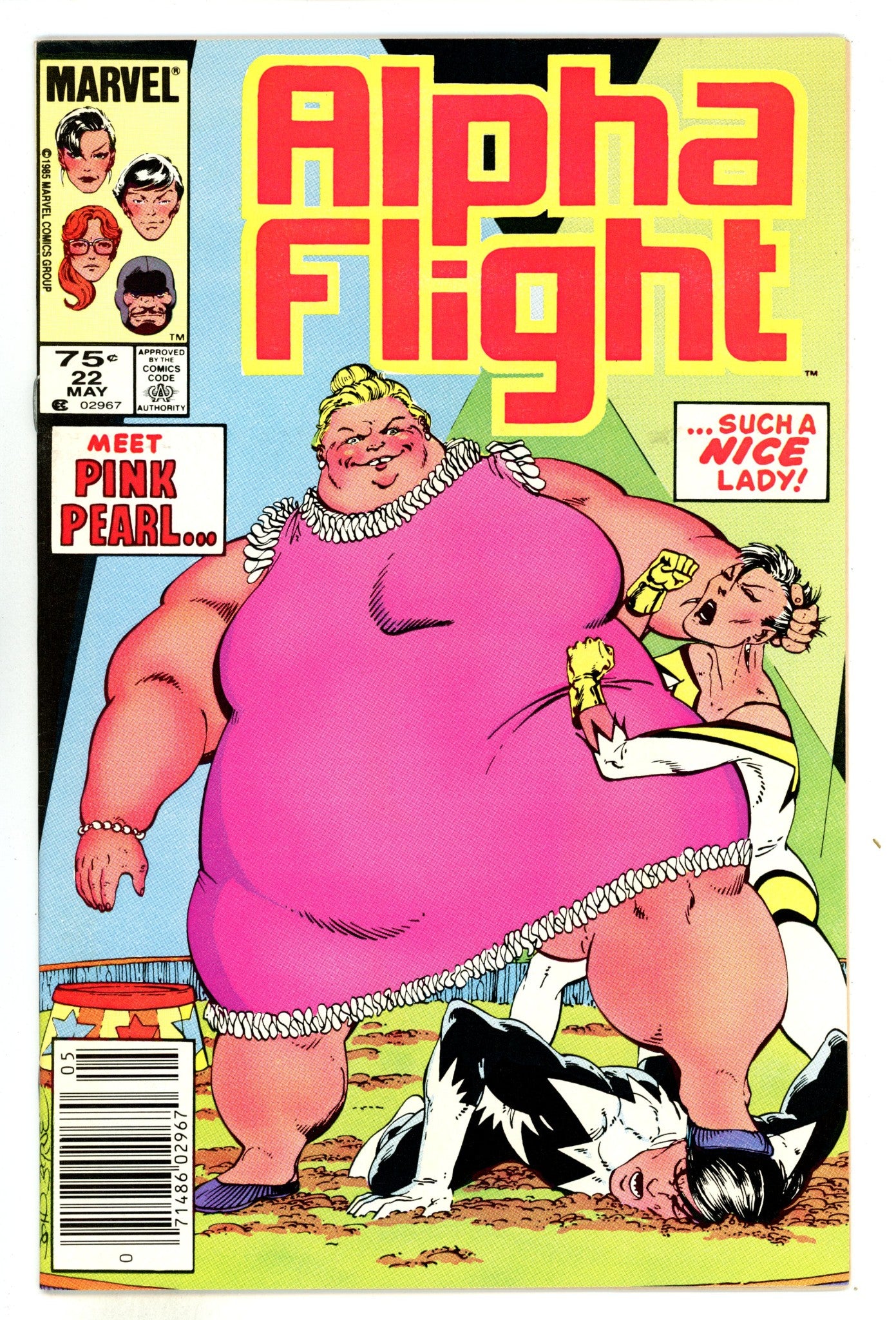 Alpha Flight Vol 1 22  NM- (9.2)  (1985)  Canadian Price Variant  