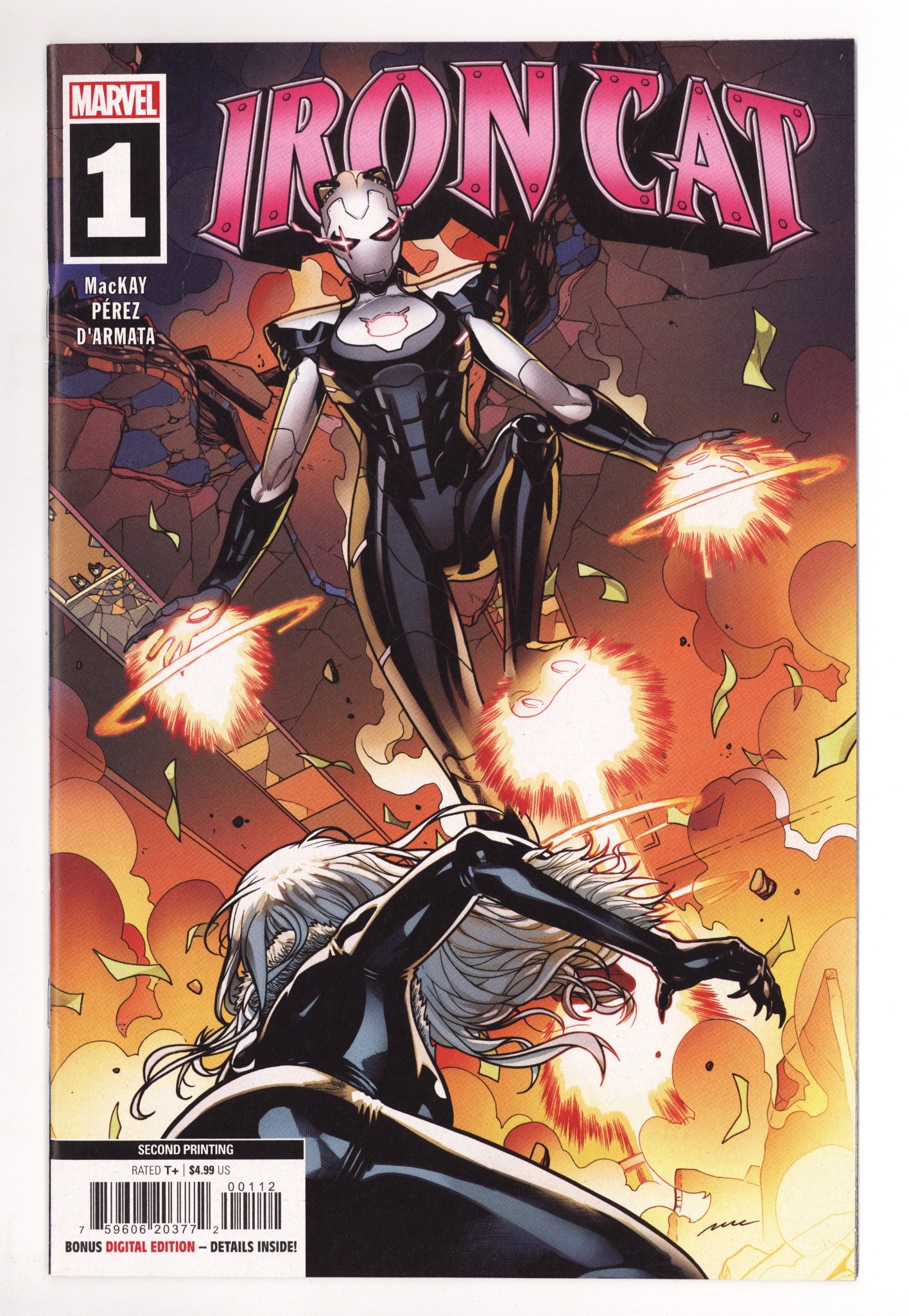 Iron Cat   1  High Grade   (2022)     2nd Print  