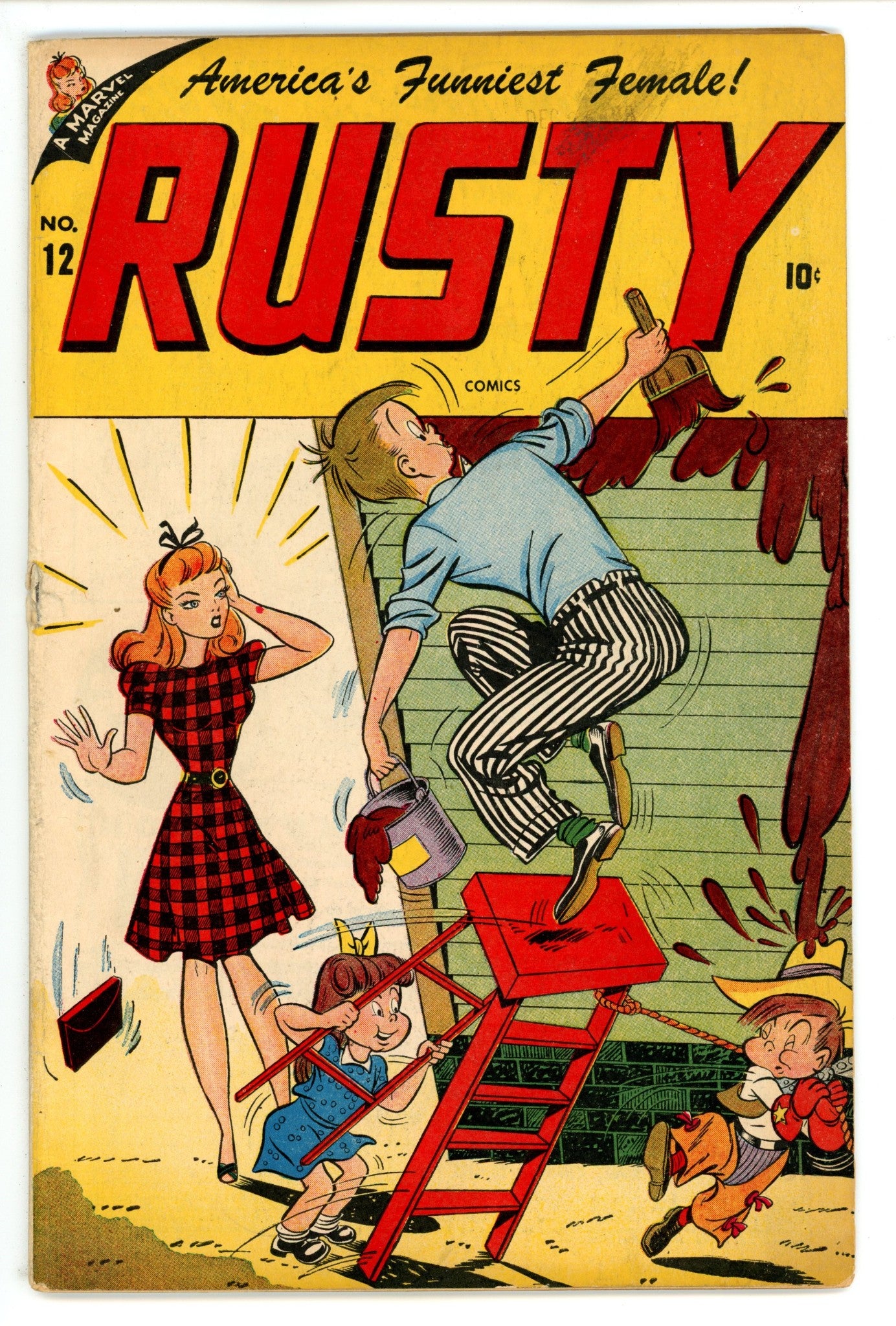 Rusty Comics 12 FN (6.0) Apparent, Cover Detached (1947) 