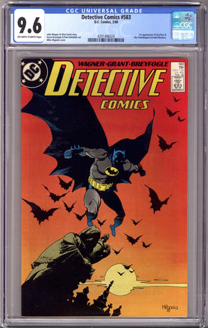 Detective Comics Vol 1 583 CGC 9.6 (NM+) (1988)