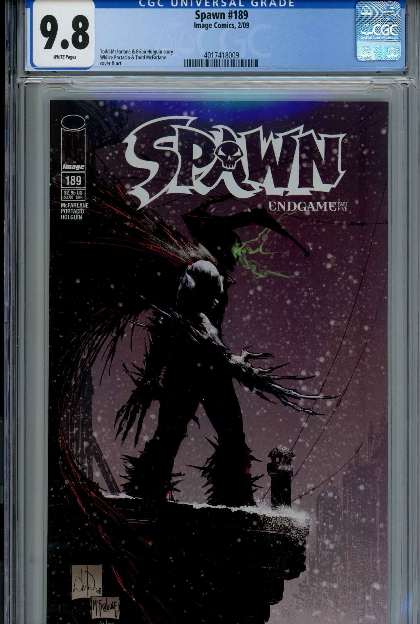 Spawn 189 CGC 9.8 (NM/M) (2009) 