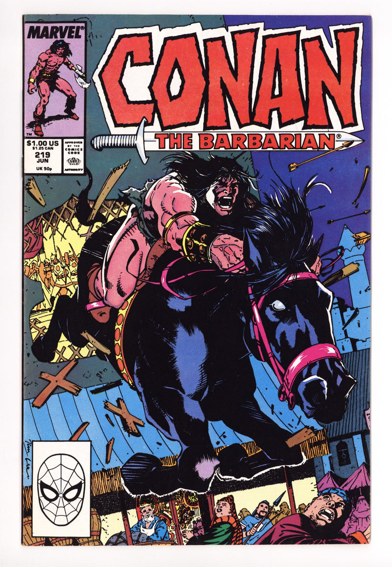 Conan the Barbarian Vol 1 219 High Grade (1989) 