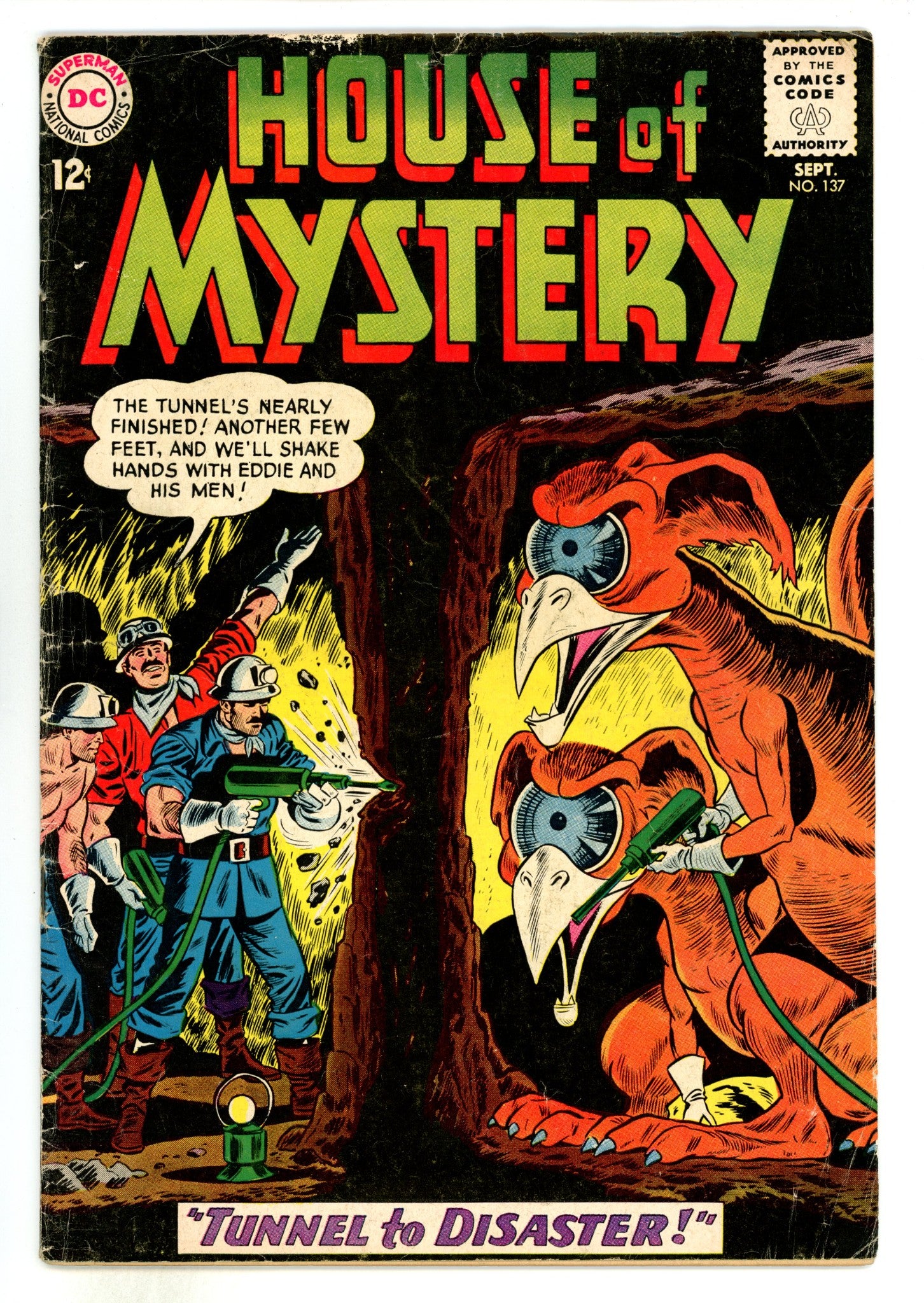 House of Mystery Vol 1 137 VG- (3.5) (1963) 