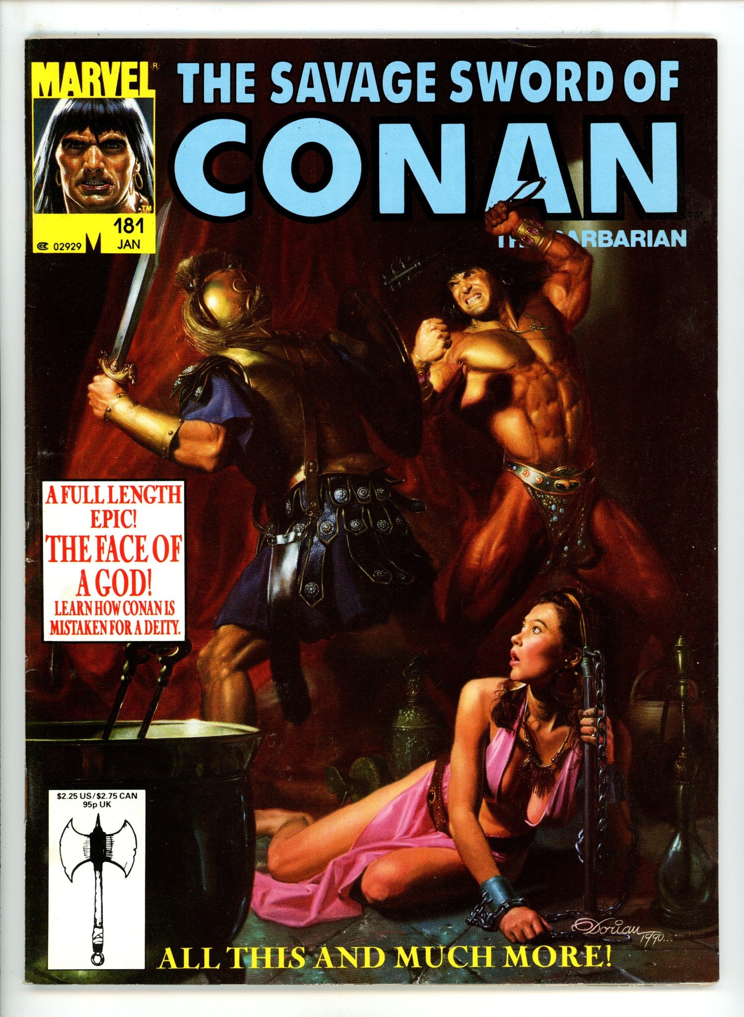 The Savage Sword of Conan Vol 1 181 Low Grade (1991) 