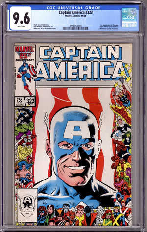 Captain America Vol 1 323 CGC 9.6 (NM+) (1986)