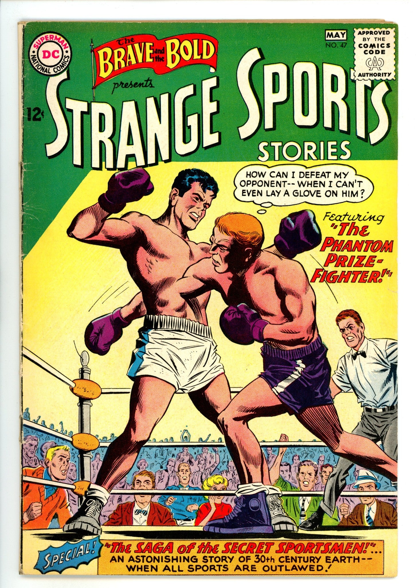 The Brave and the Bold Vol 1 47 VG/FN (5.0) Interior Cover Taped (1963) 