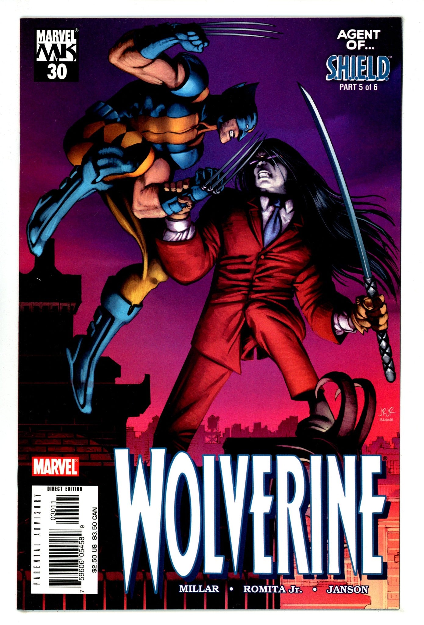 Wolverine Vol 3 30 High Grade (2005) 