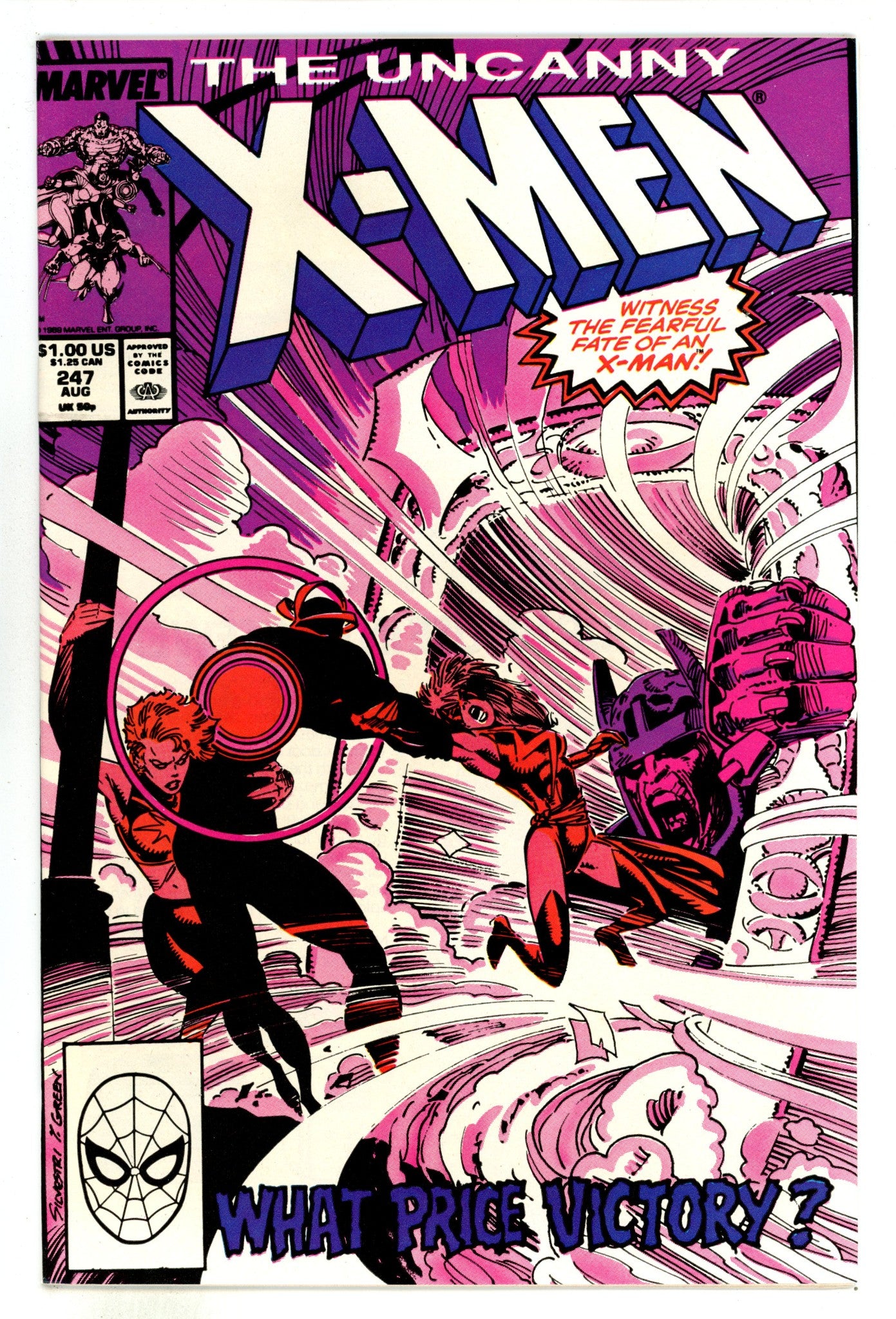 The Uncanny X-Men Vol 1 247 NM (9.4) (1989) 