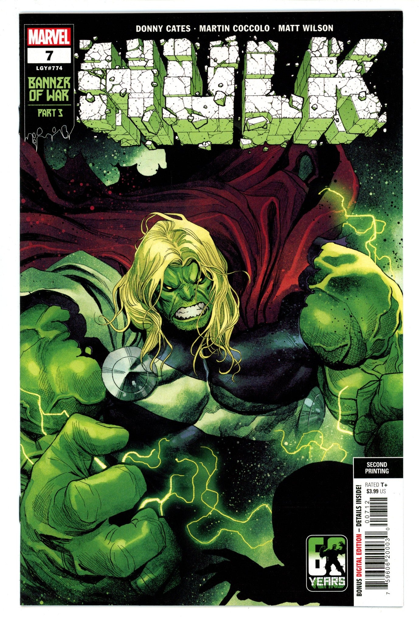 Hulk Vol 4 7 (774) High Grade (2022) 2nd Print 