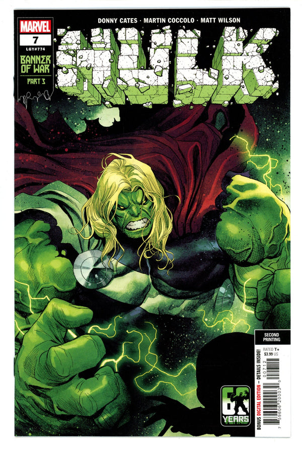 Hulk Vol 4 7 (774) High Grade (2022) 2nd Print