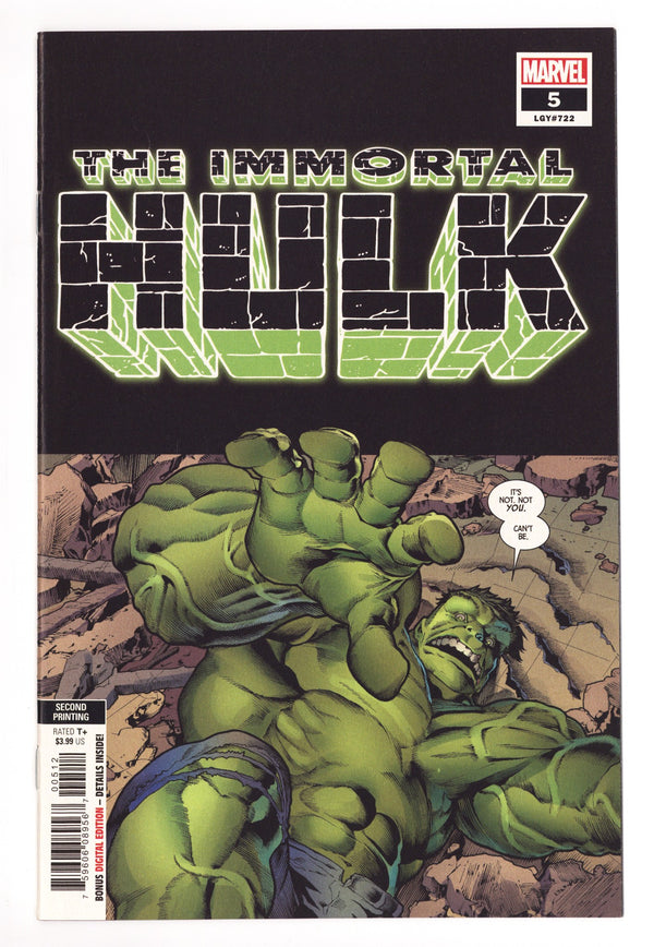 Immortal Hulk 5 High Grade (2018) 2nd Print