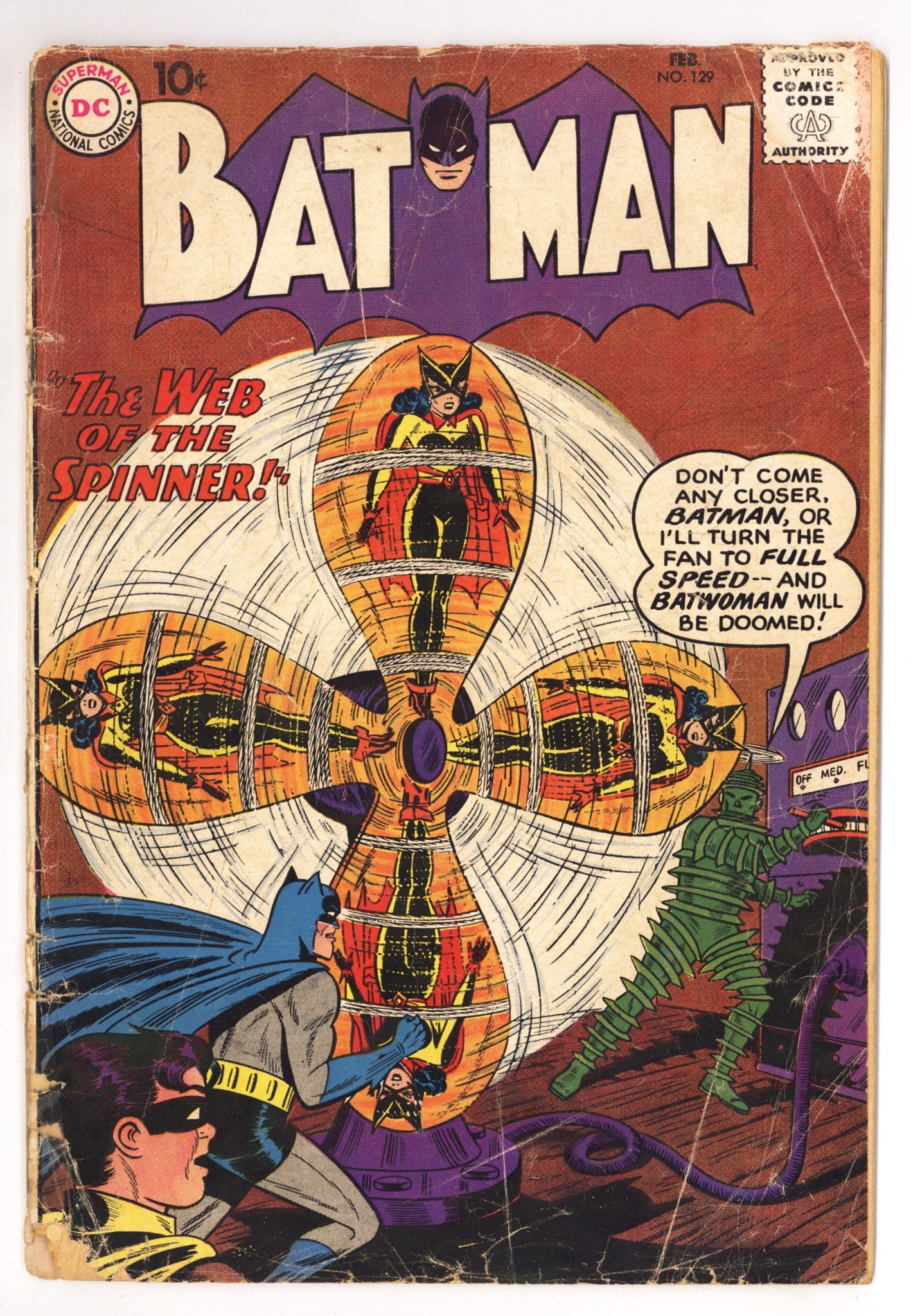 Batman Vol 1 129 GD (2.0) (1960) 