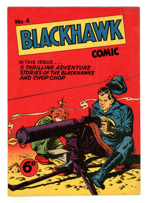 Blackhawk Comic 4 FN+ (6.5) (1948) 
