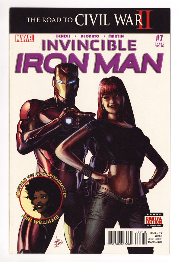Invincible Iron Man Vol 2 7 VF/NM (9.0) (2016) 3rd Print