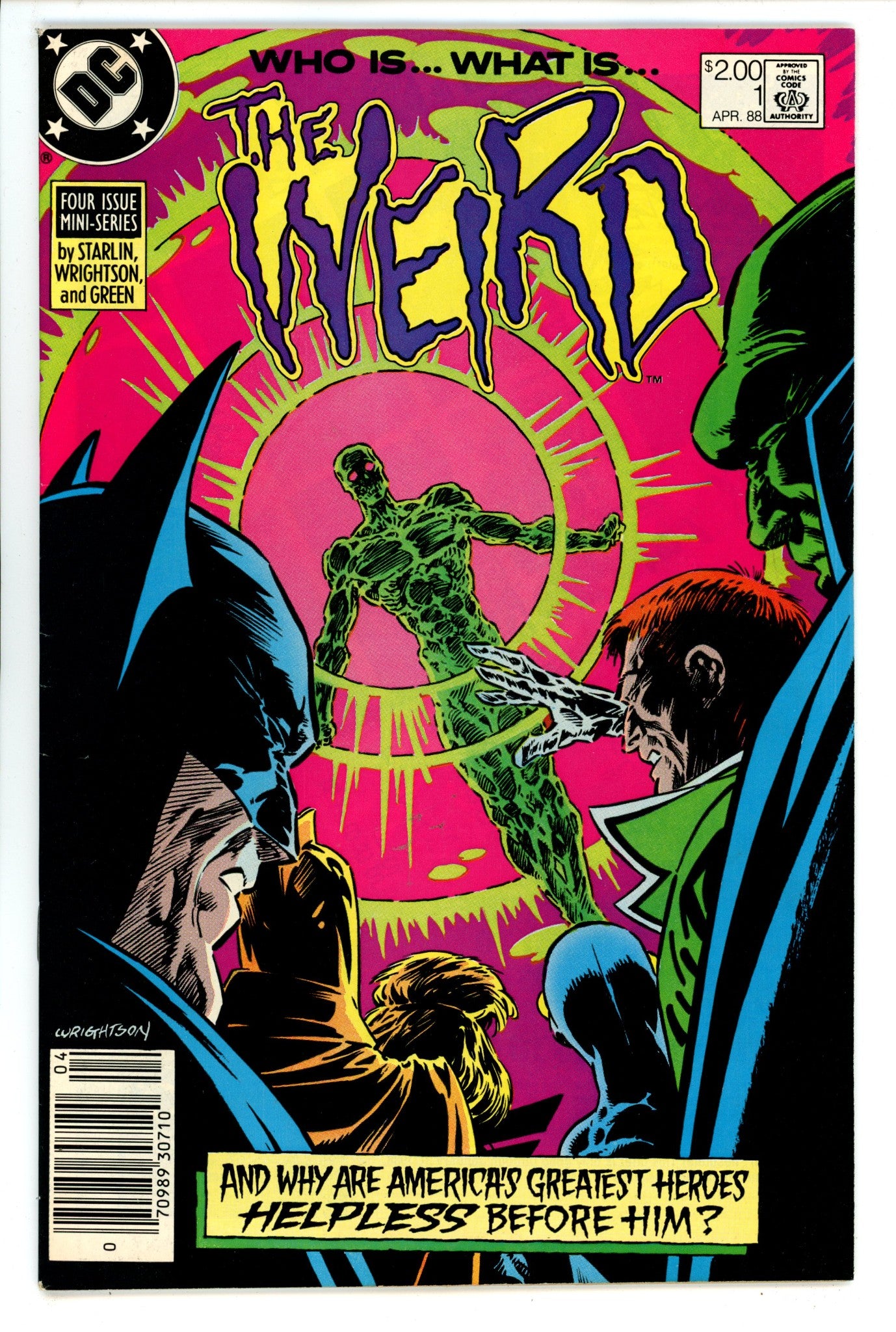 The Weird 1 FN- (5.5) (1988) Canadian Price Variant 