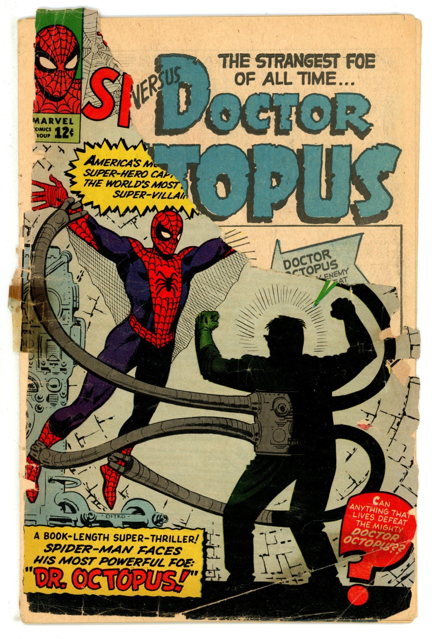 The Amazing Spider-Man Vol 1 3  PR (0.5) Pin Up Missing, With Repro Cover  (1963)        